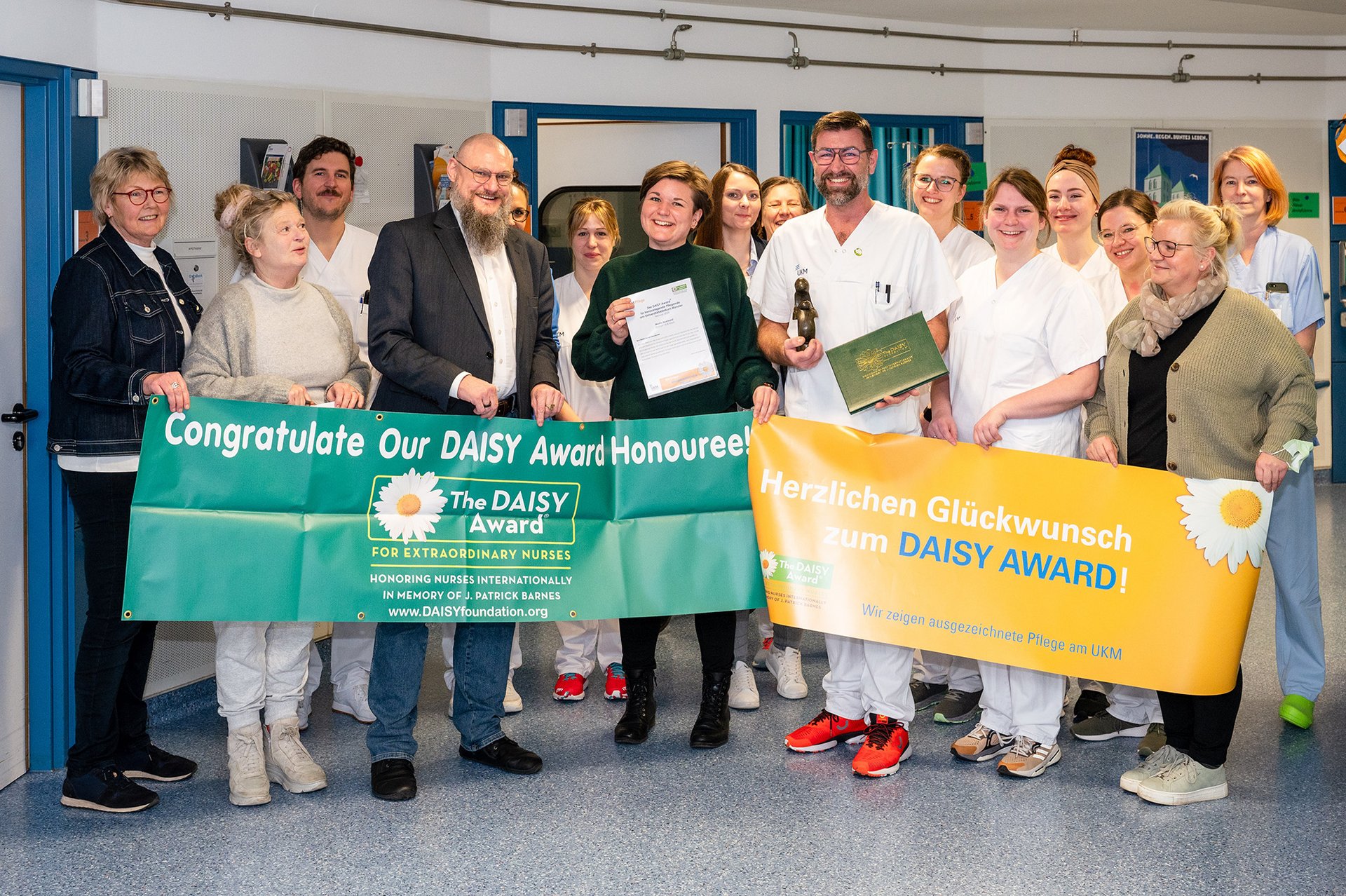 UKM Pflege | Verleihung Daisy Award 