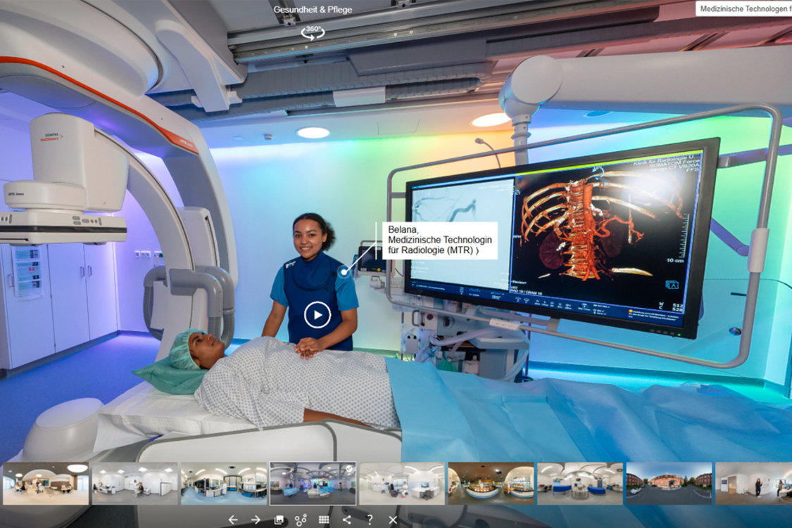 UKM Karriere | MTR | Screenshot Virtueller Ausbildungscampus 