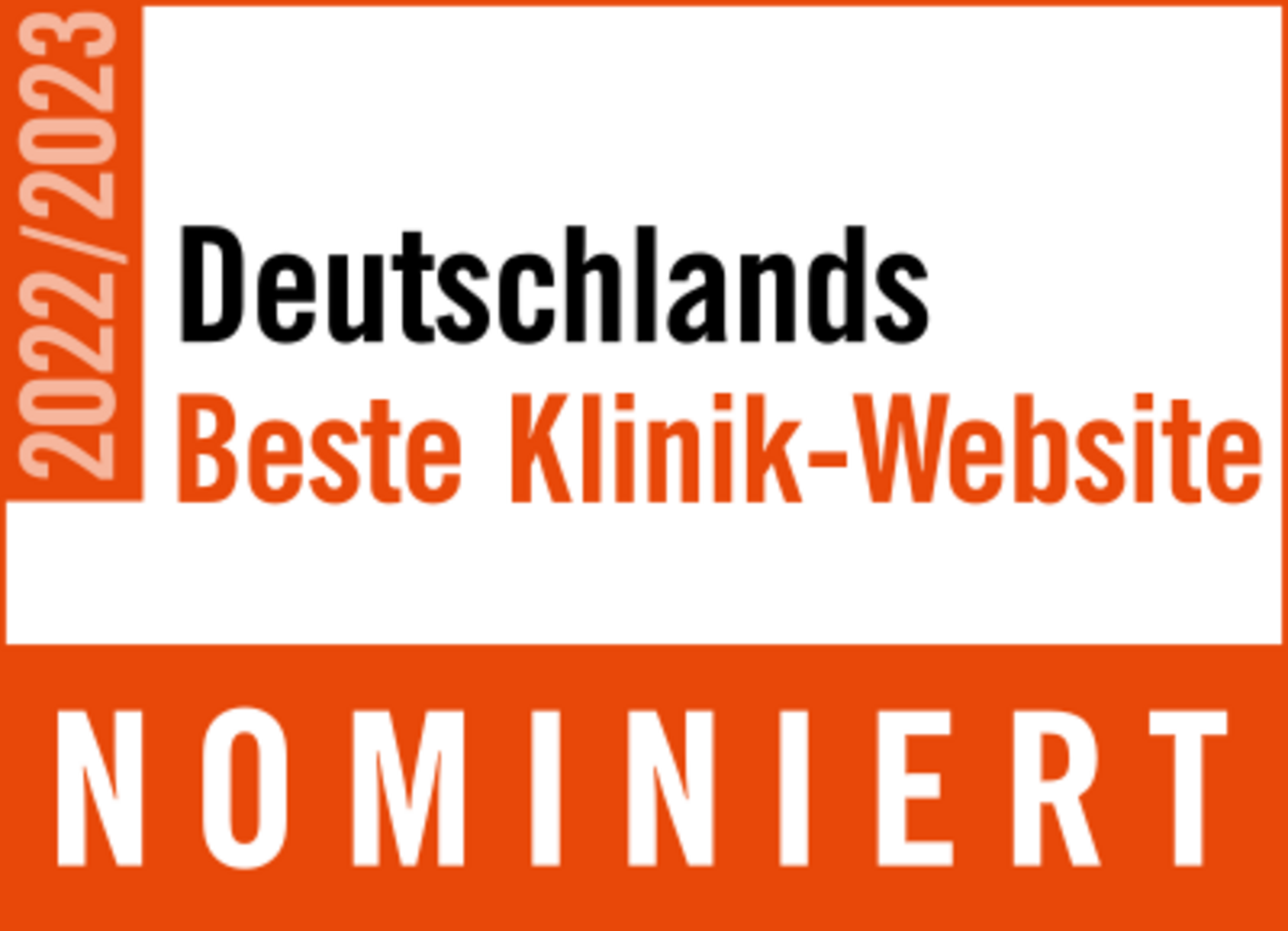 Logo Award Klinik-Website 2022