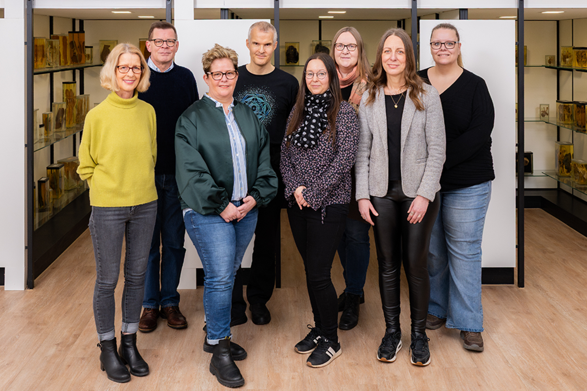 UKM | 8 Mitarbeitende im Team Sekretariat der Pathologie
