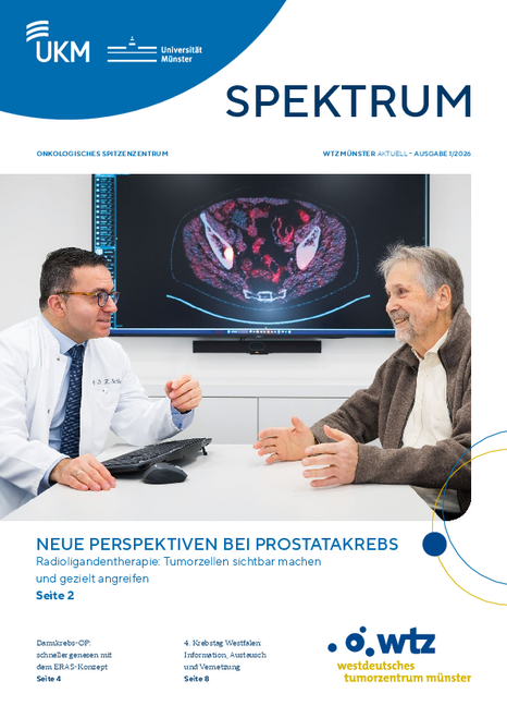 Neue Perspektiven bei Prostatakrebs | Schnellere Genesung nach Darmkrebs-OP | Krebstag Westfalen | Forschungsprojekt NEOPRO-SIT | Spende Targobank | Unterstützung für junge Erwachsene