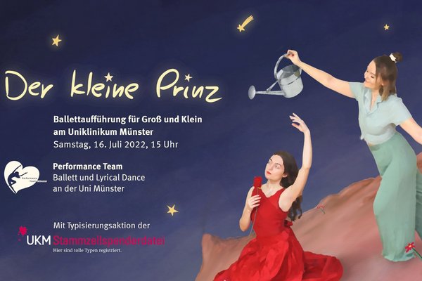 Der kleine Prinz – öffentliche Ballettaufführung des Performance Teams Ballett und Lyrical Dance 