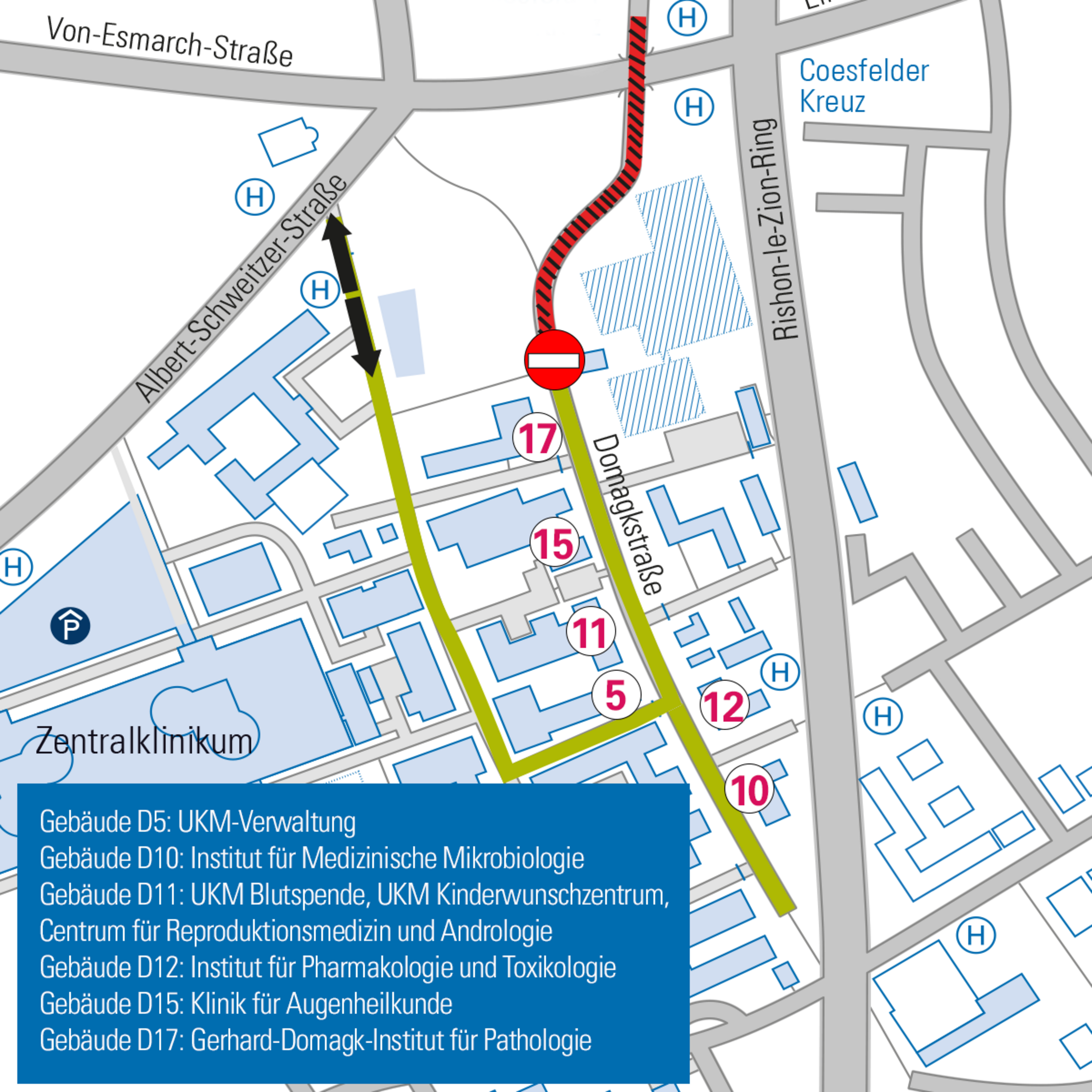 Sperrung Domagkstraße