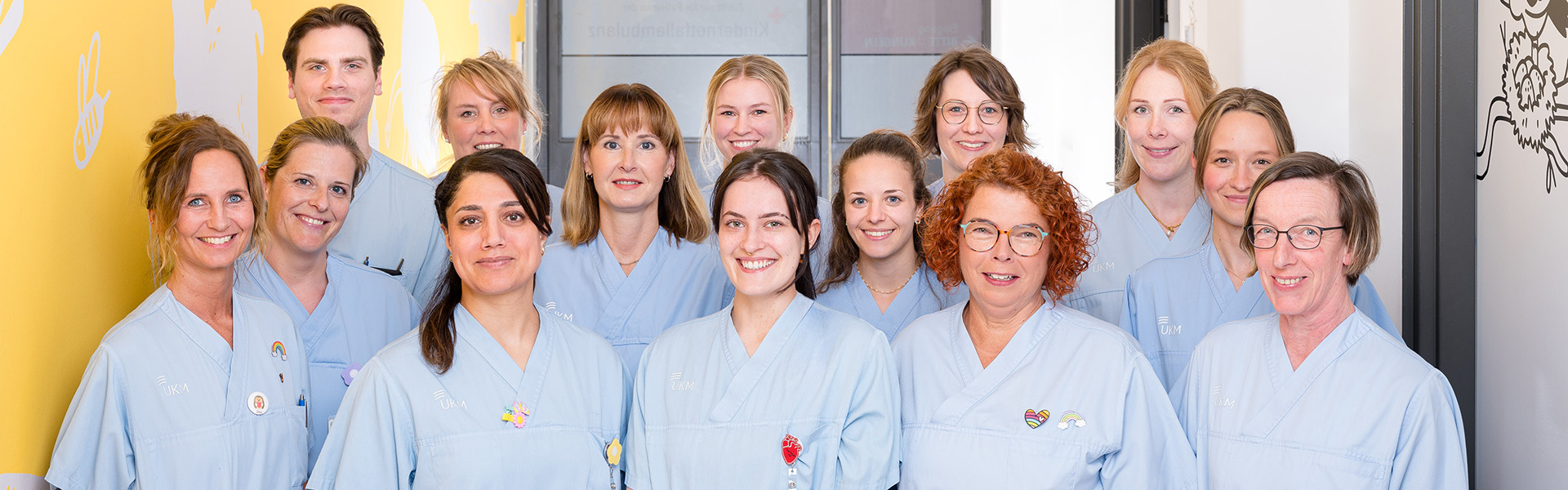 Team der Pädiatrischen Interdisziplinären Notaufnahme 