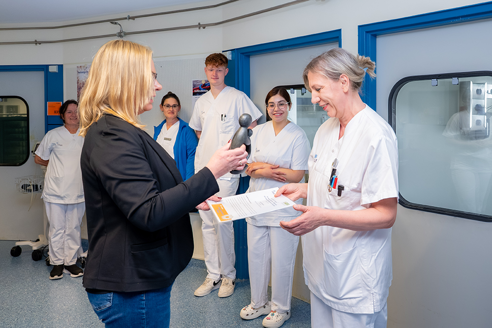 UKM Pflege | Verleihung Daisy Award | Lucie Dubinski