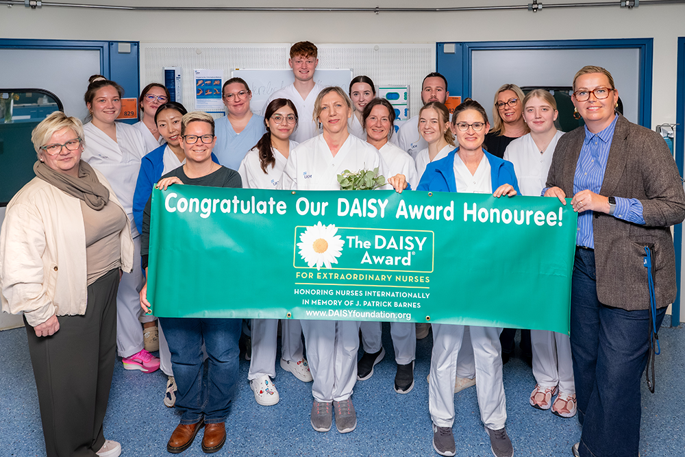 UKM Pflege | Verleihung Daisy Award | Lucie Dubinski