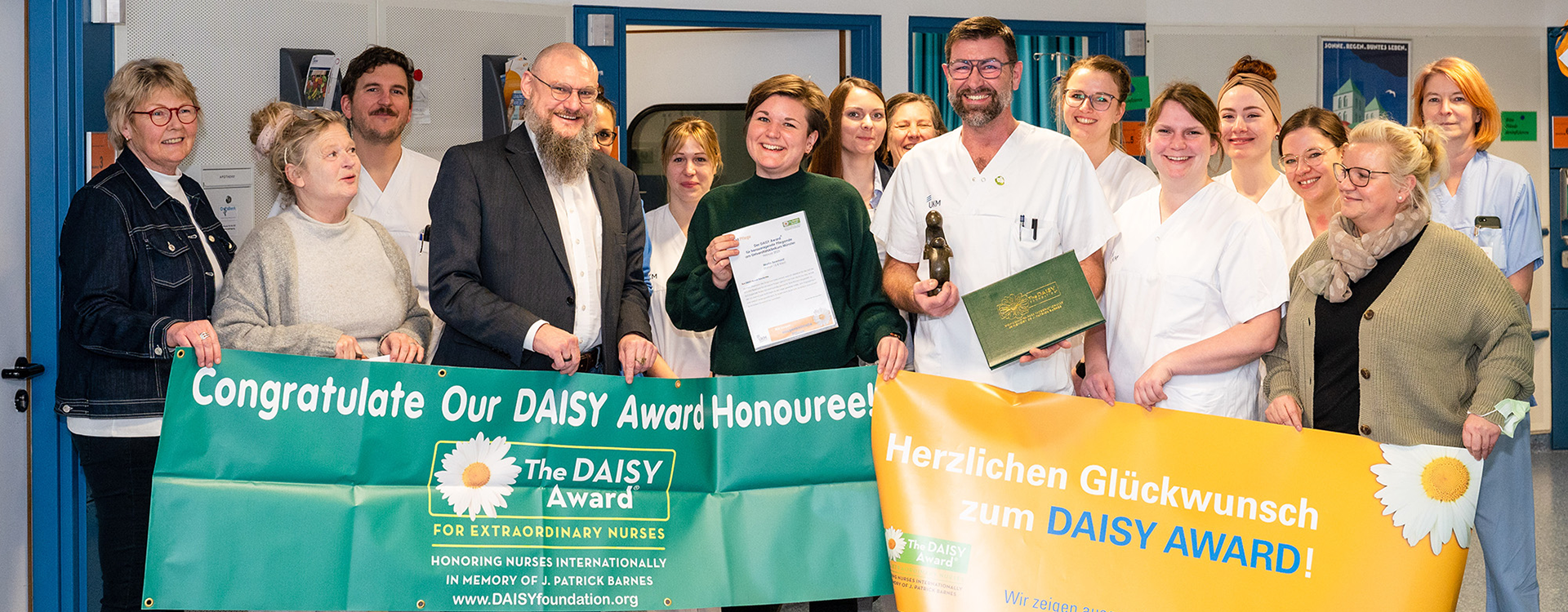 UKM Pflege | Verleihung Daisy Award