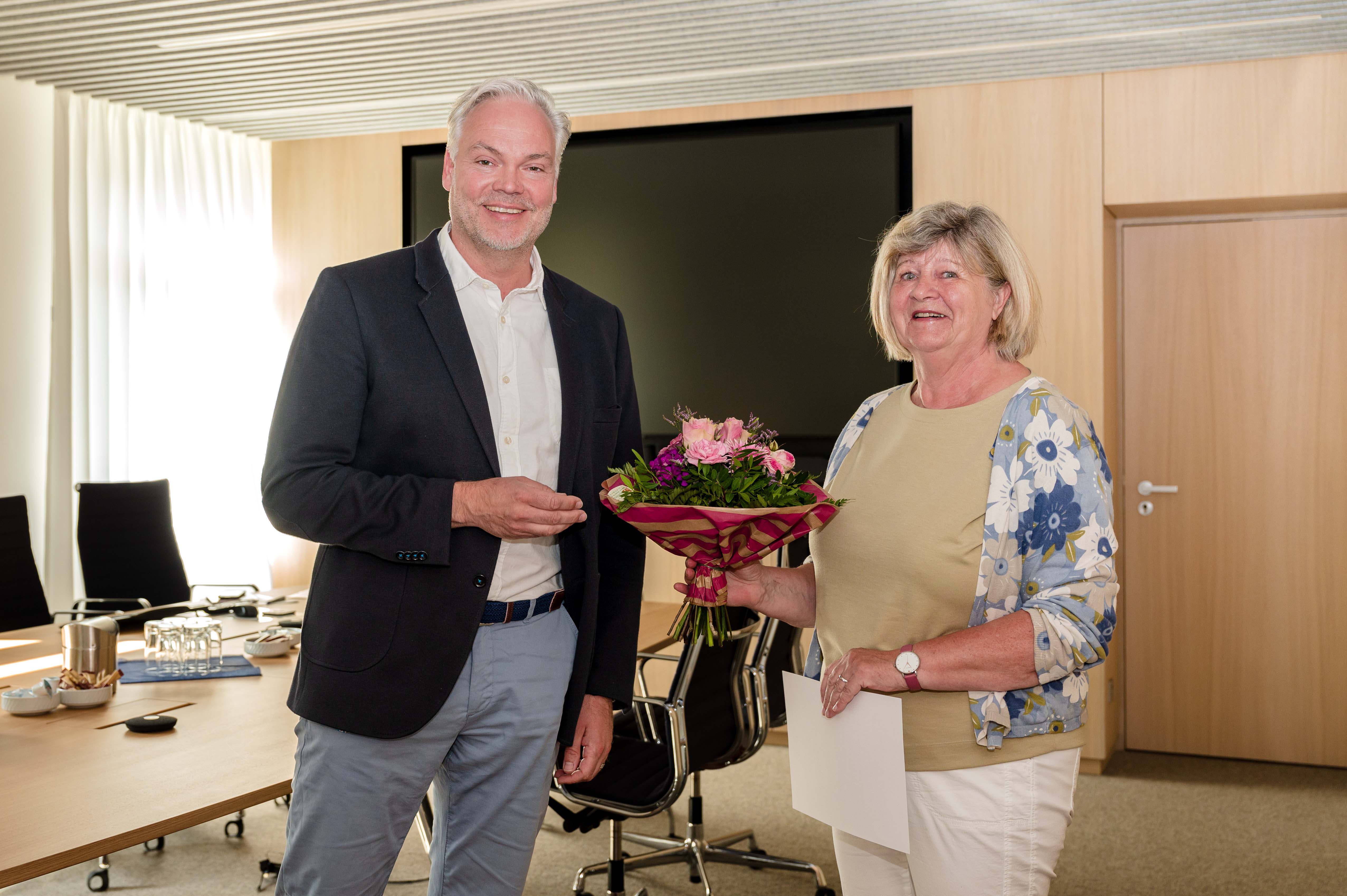 Ein halbes Jahrhundert am UKM: Marianne Grüneberg feiert besonderes